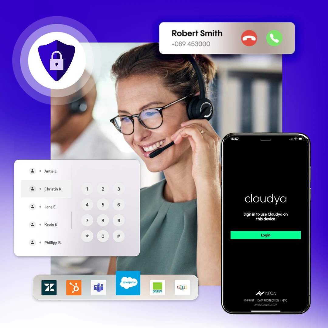 Ihre Vorteile mit NFON Cloudya