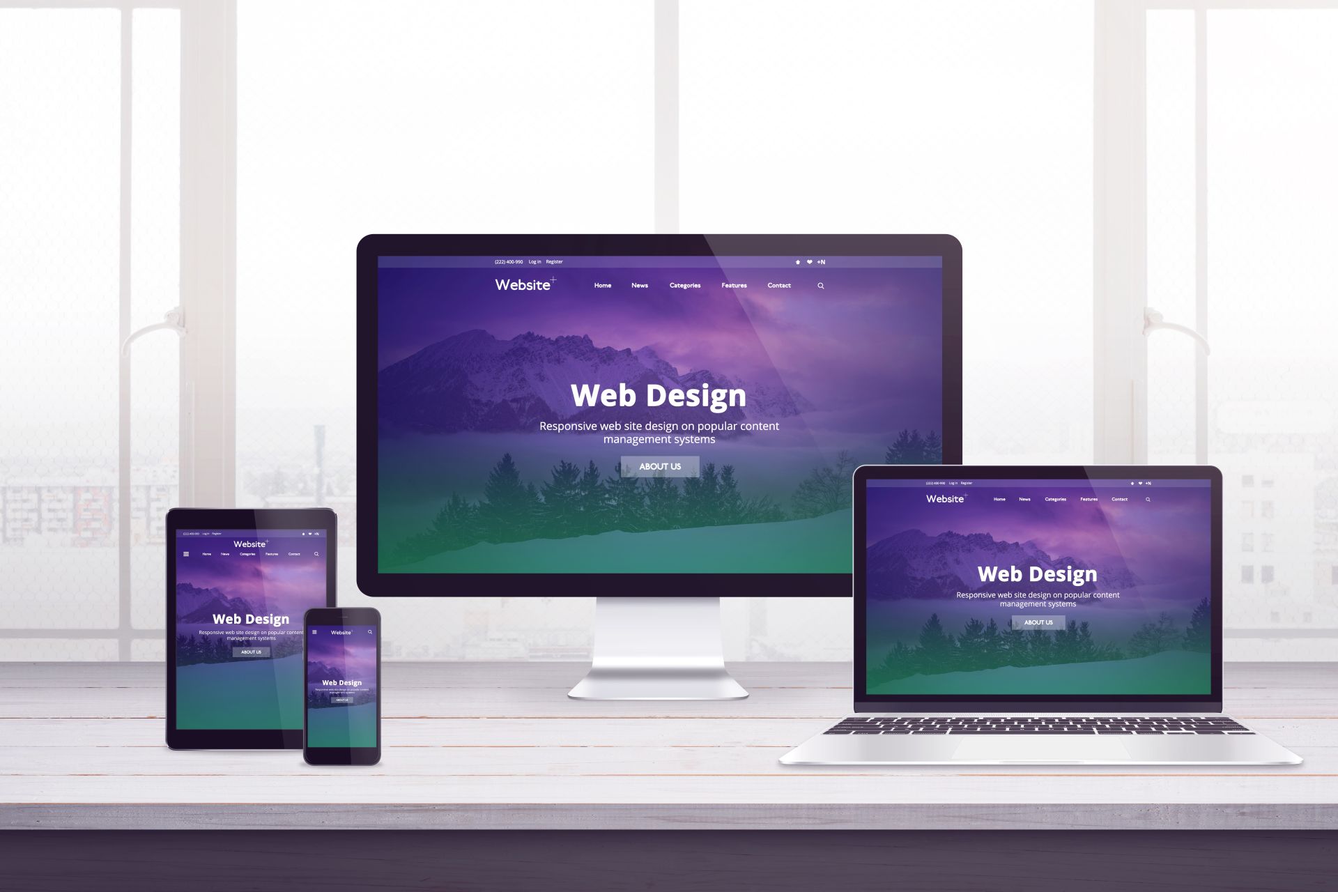 🌐 Modernes Webdesign (Responsive & Mobiloptimiert)